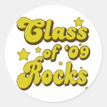 Class Of 2009 Round Sticker