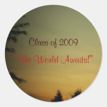 Class of 2009, "The World Awaits!"-Stickers