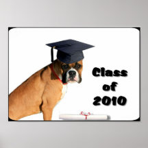 Class of 2010 Boxer Gradutate poster