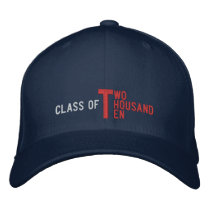 Class of 2010 embroidered baseball caps