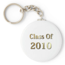Class Of 2010 Gold Key Chains