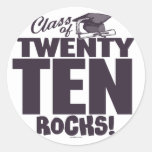 Class of 2010 Grad by Mudge Studios Round Sticker