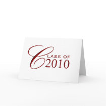 Class of 2010 Graduation - Blue - Blank inside