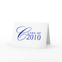 Class of 2010 Graduation - Blue - Blank Inside