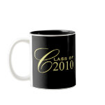 Class of 2010 Graduation Gift Mugs - Black Gold