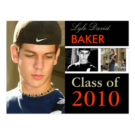 Class of 2010 Graduation Invitation Postcards