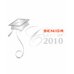 Class of 2010 Ladies Jersey T-shirts- Black Silver