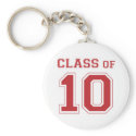 Class Of 2010 - Red keychains