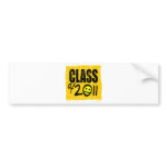 Class of 2011 bumper stickers