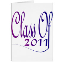 Class Of 2011 Card