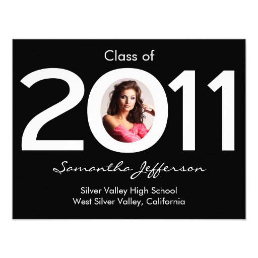 Class of 2011 Circle Photo Graduation Announcement