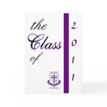 class of 2011 graduation invitation greeting card