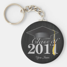 Class of 2011 Graduation Key-Chain (blk &silver) Key Chain