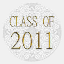 Class Of 2011 Graduation Stickers