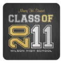 Class of 2011 Graduation Stickers (gold / silver)