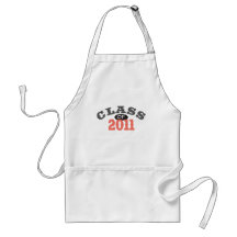 Class Of 2011 Peach Apron
