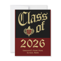 Class of 2011 Red Crest Graduation Announcements