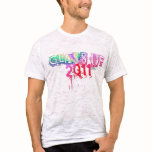 Class Of 2011 Ripped 80's Plaid Logo t-shirts