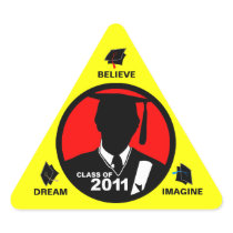 Class of 2011 Triangle Gown Sticker
