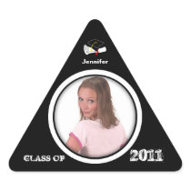Class of 2011 Triangle Sticker Add Photo 1