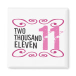Class of 2011 - Two Thousand Eleven magnets