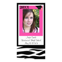 Class of 2011 Zebra Photo Card