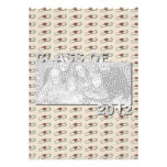 Class of 2012 Cut Out Photo Frame - Beige Diplomas Personalised Announcement