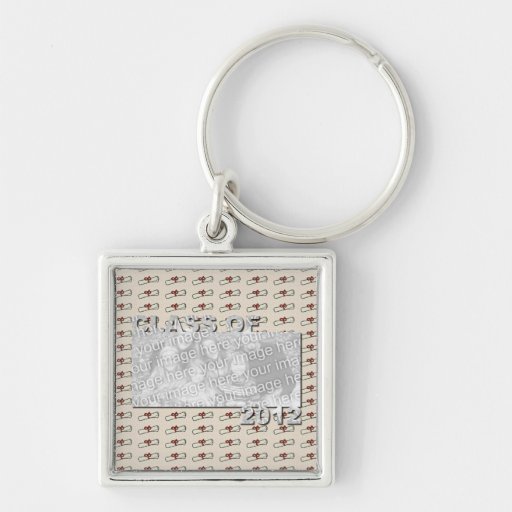 Class of 2012 Cut Out Photo Frame - Beige Diplomas Keychains