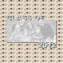Class of 2012 Cut Out Photo Frame - Beige Diplomas