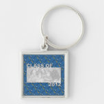 Class of 2012 Cut Out Photo Frame - Blue Caps Keychains