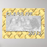 Class of 2012 Cut Out Photo Frame - Gold Caps Posters