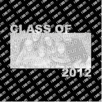 Class of 2012 Cut Out Photo Frame - I Did It