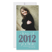 Class of 2012 Graduate Graduation Photo Card