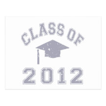 Class Of 2012 Graduation - Grey Post Cards