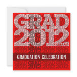 Class Of 2012 Graduation Party Invitation 12RS