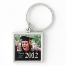 Class of 2012 Graduation Photo Metal Keyring Key Chain