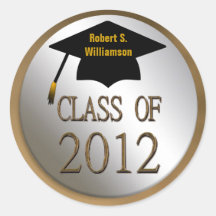 Class Of 2012 Graduation Seals Stickers