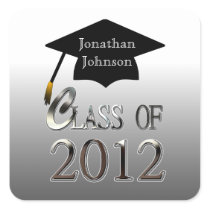 Class Of 2012 Graduation Stickers