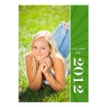 Class of 2012 Green Starburst Graduation Announcement