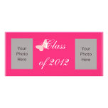 Class of 2012 - Pink Butterfly Rack Card Design