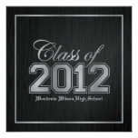 Class of 2012 Premium Silver Graduation invites