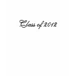 Class of 2012 tee t-shirts
