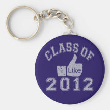 Class of 2012 Thumbs Up - Grey Keychains