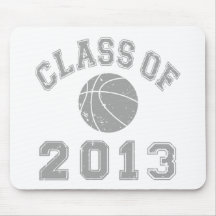 Class Of 2013 Basketball - Grey 2 Mousepads