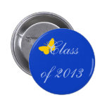 Class of 2013 - Blue and Gold Butterfly Pin
