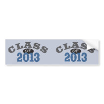 Class Of 2013 Blue Bumper Stickers