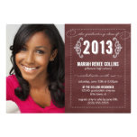 Class of 2013 Chalkboard Graduation Photo Invite