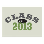 Class Of 2013 Green Post Card