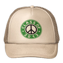 Class Of 2013 Peace Trucker Hats
