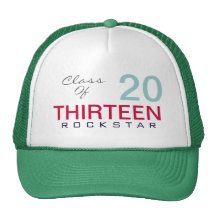 Class of 2013 ROCKSTAR Trucker Hat (Green)
